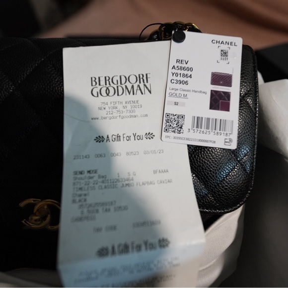 Chanel Large Grained Classic Flap Bag - Picture 14 of 14